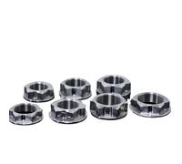 Compatible con tuerca de yugo de titanio RTAMO Gr5 M22 M24 M25 M30, sujetador CNC for motocicleta y bicicleta, 1 unidad(Sliver,M22X1.0P)