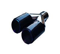 Compatible con un punto y dos pares de tubos de escape de carbono azul horneado. Cuello de escape modificado y personalizable.