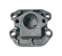 Compatible con válvula de generador portátil ET650 ET950, válvula de control de gas de metal para dos motores, 50 mm x 27 mm x 38 mm, gris