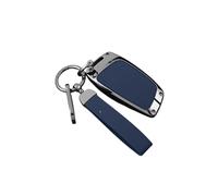Compatible con VinFast/Brilliance V3/V6/V7/H330 llavero cubierta llavero conjunto Metal cuero Protector(Style 2)