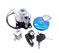 Compatible con Virago XV125 1990 1991 1992 1993 1994 1995-2005 2006 2007 2008 2009 2010 Interruptor de Encendido de Motocicleta Bloqueo de dirección de Casco Bloqueo de Tapa