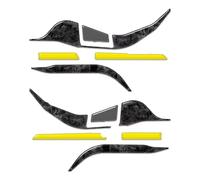 Compatible Con Voge Para 800DSX Para Rally 2025 Kit Pegatinas Protectoras Manos Motocicleta Gel 3D Apariencia Carbono Resistente Agua Duradero Pegatina 3D Moto Tanque(Stellar Yellow Kit)