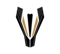 Compatible Con Voge Para Valico Para 625DSX Para DSX625 Para DS625X 2025 Pegatina Protectora Carenado Frontal Motocicleta Brillante Construcción Sólida Pegatina 3D Moto Tanque(Front Sticker Black)