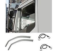 Compatible con Volvo 1220/FH12/FH16/F12/F16 95 in POI 15.005M Pareja DE DEFLECTORES DE Aire Y Lluvia Farad para Camiones-Furgonetas-CAMIONETAS Deflector DE Viento Cubre Lluvia para Ventana