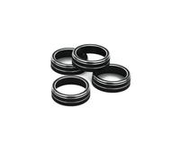 Compatible Con Volvo Para S60, V60, XC60, S60 V40. Botón Giratorio Para Aire Acondicionado De Coche. Cubierta Del Interruptor De Control De Temperatura. Botón coche Pegatinas(Negro)