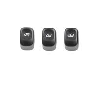 Compatible Con Volvo Para V70 XC70 S80 S60 XC90 31295164 31295247 Interruptor De Control Elevalunas Cubierta Botón Regulador De Elevación Cristal Elevador Elevalunas automóvil(Front 3 PCS)