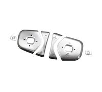 Compatible Con Volvo Para XC60, XC90, S90, S60, V60, Interruptor De Volante, Panel Embellecedor, Pegatinas, Piezas De Repuesto Modificación del coche(Silver)