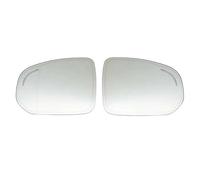 Compatible Con Volvo V90 2017 2018 2019 2020 2021 2022 Automotriz Izquierdo Derecho Calentado Para Punto Ciego Advertencia Ala Espejo Trasero Vidrio(Right)