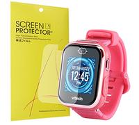 Compatible con VTech KidiZoom Smartwatch DX3, Lamshaw [paquete de 6] Película transparente de TPU de cobertura completa compatible con VTech KidiZoom Smartwatch DX3 (paquete de 6)