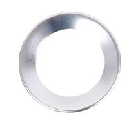 Compatible con VW Golf 4 y 5, Polo y Jetta. Incluye: Emblema Central Decorativo para Volante (Plateado).