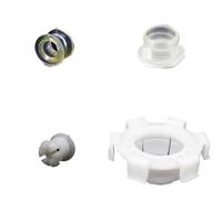 Compatible con VW Golf MK4 y Bora 1J2. Kit de reparación de Manguito de Goma para el Extremo del selector de Marchas. Casquillo del Cable de la Palanca de Cambios Manual (4 Piezas).