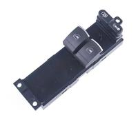 Compatible con VW para BORA para GOLF mk4 para PASSAT 1997-2005 Embellecedor del panel de control del interruptor de la ventana del automóvil, color negro Interruptor Mando Elevalunas(Red 2)
