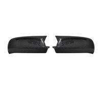 Compatible con VW para Golf 4 MK4 1998-2001 2002 cubierta de espejo retrovisor lateral de coche pegatina tapa de puerta Exterior embellecedor de caja de carbono Auto Espejo Retrovisor Lluvia Ceja