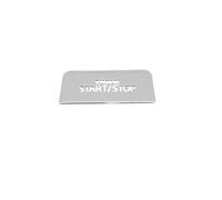 Compatible Con VW Para Golf 8 MK8 2020 2021 2022 Embellecedor Cubierta Interruptor Arranque Parada Motor Pegatina Reparación Botones Interiores Coche Modificación del coche(Silver)