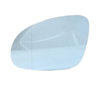 Compatible Con VW Para GOLF Para GTI MK5 2006 2007 2008 2009 3C0857521 3C0857522 Espejo De Cristal Azul Retrovisor Exterior Gran Angular Piezas De Coche Cristal de espejo lateral(1PCS left side)