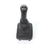 Compatible con VW para Polo 9N 9N2 2002 2003 2004 2005 2006 2007 2008 2009 PU palanca de cambios palanca de cambios funda de funda Coche Accesorios