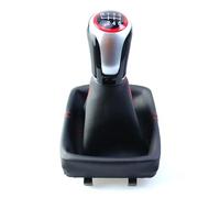 Compatible Con VW Para Polo 9N 9N2 2002-2009 Con Palanca De Cambios De PU, Funda Protectora Para Palanca De Cambios. Autopartes Marchas Pomo(6 Speed)