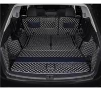 Compatible con VW para Tiguan para Allspace 7 asientos 2018-2023 esteras especiales maletero de coche alfombras impermeables maletero cubierta del forro de carga estera maletero coche(Black with beige