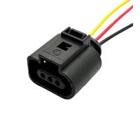 Compatible Con VW Para Tiguan Para Passat Para Sagitar Conector De Radar Marcha Atrás 3P Coche Sensor Nivel De Aceite Depósito De Combustible 1J0973703 1J0973803(Female)