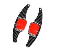 Compatible Con VW Para Touareg 2019 2020 Para Tiguan L Para Tharu Para C-Trek, Cubierta De Extensión Para Palanca De Cambios Interior Del Volante Levas Volante(Negro)