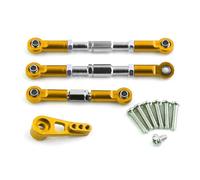 Compatible con Wltoys 104009 12402-A Coches De Control Remoto, Mejoras, Piezas Metálicas, Barra De Dirección, Brazo Servo Piezas Coche RC
