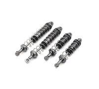 Compatible con WLtoys 12427 12428 12429 12423 FY01-03 1/12 RC Car Upgrade Parts Accesorios Metal Delantero Trasero Aceite Amortiguador Amortiguador RC(Gray)