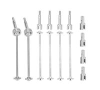 Compatible con Wltoys 144001 144002 144010 124007 124016 124019 para Coche RC 14 Piezas Eje Transmisión Metálico Junta Homocinética Copa Diferencial para Tipo Hueso Perro RC Accesorios Coches