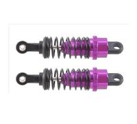 Compatible con Wltoys A959 A969 A979 K929 para HPI para HSP para Traxxas para Losi 1/18 Piezas De Coche RC 2 Amortiguadores Ajustables En Aceite De 65 Mm RC Amortiguadores Coche(Purple)
