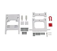 Compatible con WPL B14 B24 B16 B36 C14 C24 1/16 RC Coche Piezas Upgrade Soporte Metálico con Viga para Montaje De Servo En Paragolpes Trasero RC Coches Piezas