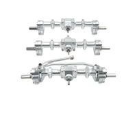 Compatible con WPL B16 B36 1/16 RC Cars Piezas De Actualización Accesorios Juego De Ejes De Puerta Delantera Y Trasera Central De Metal Ejes Delanteros RC