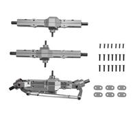 Compatible con WPL B16 B36 FY004 1/16 RC Camión Coche Piezas De Actualización Accesorios Metal Delantero Medio Trasero Puente Eje Caja De Cambios Ejes Delantero Trasero RC
