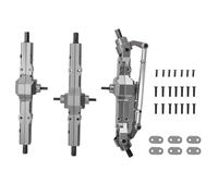Compatible con WPL B16 B36 FY004 1/16 RC Camión Coche Piezas De Actualización Accesorios Metal Delantero Medio Trasero Puente Eje Caja De Cambios RC Ejes Trasero