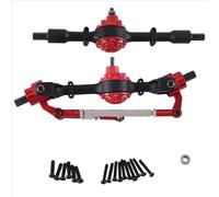 Compatible con WPL C14 C24 B14 B24 B16 B36 1/16 RC Car Upgrades Piezas Accesorios De Modificación Conjunto Eje Delantero Y Trasero Piezas