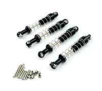 Compatible con WPL C14 C24 para MN D90 D91 D96 D99 D99S MN90 para MN98 para MN99S RC Car Upgrades Parts 4 Piezas Amortiguador De Metal Piezas Coche RC