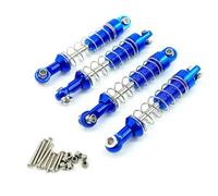 Compatible con WPL C14 C24 para MN D90 D91 D96 D99 D99S MN90 para MN98 para MN99S RC Car Upgrades Parts 4 Piezas Amortiguador De Metal Piezas Coche RC