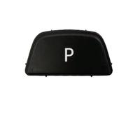 Compatible con X3 para X4 F25 F26 6131 9252 141 Palanca de Cambios de Coche Interruptor de estacionamiento automático Cubierta de botón Letra P (B-Negro)
