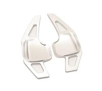 Compatible Con X3 Serie F25 2010-2016 X5 Serie F15 X6 Serie F16 2013 2014 2015 2016 2017 2018 Extensión De Paletas De Cambio De Volante Levas De Volante(Silver)