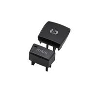 Compatible con X5 para E70 2007-2013 Interruptor de Freno de Mano electrónico para automóvil Tapa del botón HP (Juego Negro)