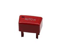 Compatible con X5 para X6 E71 E72 E70 2007-2013 61319148508 Tapa del botón del Interruptor electrónico de Freno de Mano Auto H (roja Auto H)
