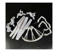 Compatible con X5 X5C X5C-1 RC Quadcopter Repuestos Crash Pack Kit Reemplazo(White)