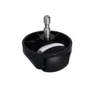 Compatible con Xiaomi, 1S 1C, Compatible con Roborock, S5 S50 S6 S60 | Rueda delantera de ruedas, piezas de rueda de rueda de robot aspirador(1pcs black)