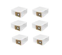 Compatible con Xiaomi Dreame X20 Pro/X20 Pro Plus Robot Aspirador Aspirador Bolsa de Polvo Piezas de repuesto (Blanco, 6 piezas)