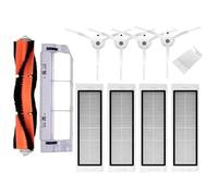 Compatible con Xiaomi Mi Robot 1 1S Compatible con Roborock E3 S4 S4 Max S5 Reemplazo del cepillo lateral principal de la aspiradora(Set-11PCS)