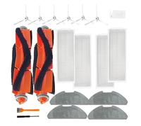 Compatible con Xiaomi Mi Robot Vacuum Mop 2 Lite/Compatible Pro MJSTL MJST1SHW Piezas Cepillo Lateral Principal Filtro Hepa Trapo for trapeador(16pcs)