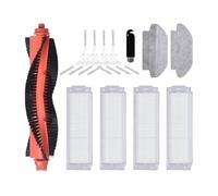 Compatible con Xiaomi Mi Robot Vacuum-Mop Pro STYTJ02YM STYJ02YM Viomi V2 V3 SE Conga 3490 3690 Repuestos Cepillo Lateral Principal Filtro HEPA Mop(Grey)