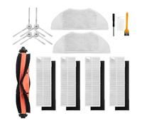 Compatible con Xiaomi Mijia G1 MJSTG1 Mi Robot Aspirador Mop Essential Aspiradora Cepillo Lateral/Principal Cubierta Filtro HEPA Paño de Mopa Piezas(1B4S2M4F-3)