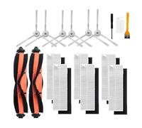 Compatible con Xiaomi Mijia G1 MJSTG1 Mi Robot Aspirador Mop Essential Aspiradora Cepillo Lateral/Principal Cubierta Filtro HEPA Paño de Mopa Piezas(2B6S6F-3)