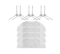 Compatible con Xiaomi Mijia G1 MJSTG1 Mi Robot Aspirador Mop Essential Aspiradora Cepillo Lateral/Principal Cubierta Filtro HEPA Paño de Mopa Piezas(4M6S)