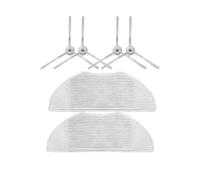Compatible con Xiaomi Mijia G1 MJSTG1 Mi Robot Aspirador Mop Essential Aspiradora Cepillo Lateral/Principal Cubierta Filtro HEPA Paño de Mopa Piezas(2M4S)