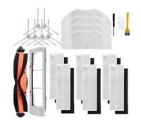 Compatible con Xiaomi Mijia G1 MJSTG1 Mi Robot Aspirador Mop Essential Aspiradora Cepillo Lateral/Principal Cubierta Filtro HEPA Paño de Mopa Piezas(1B1C6S6F4M-3)